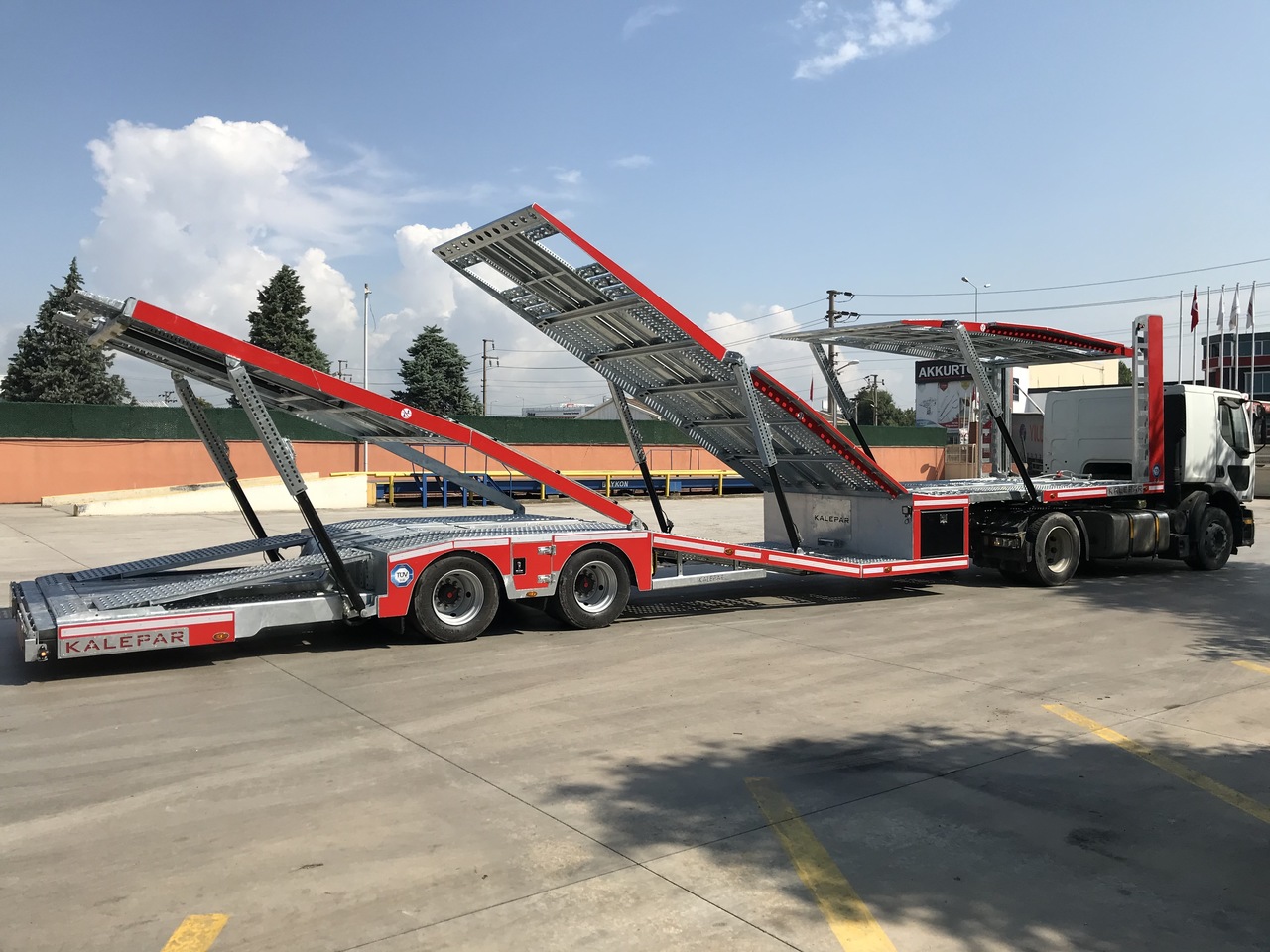 KALEPAR KLP 228V6-6 Loader Autotransporter - Treilerpoolhaagis: pilt 2 KALEPAR KLP 228V6-6 Loader Autotransporter - Treilerpoolhaagis: pilt 2