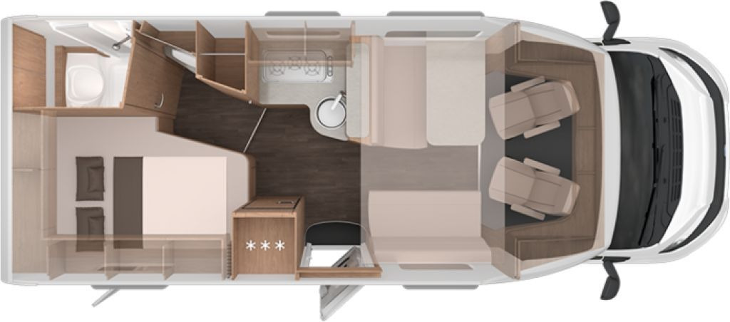 Knaus L!VE WAVE 650 MF Platinum Selection Vermieterpak - Poolintegreeritud matkaauto: pilt 2 Knaus L!VE WAVE 650 MF Platinum Selection Vermieterpak - Poolintegreeritud matkaauto: pilt 2