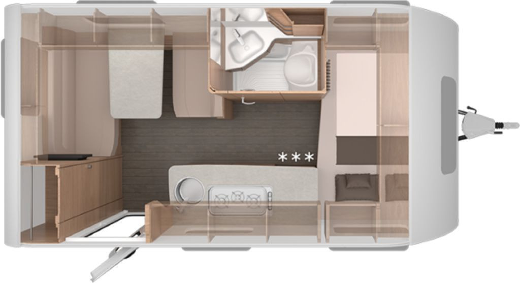 Knaus Südwind 420 QD 60 YEARS Kühlschrank 142l - Haagissuvila: pilt 2 Knaus Südwind 420 QD 60 YEARS Kühlschrank 142l - Haagissuvila: pilt 2