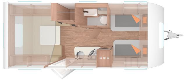 Weinsberg CaraOne 540 EUH Deckenschrank - Haagissuvila: pilt 2 Weinsberg CaraOne 540 EUH Deckenschrank - Haagissuvila: pilt 2