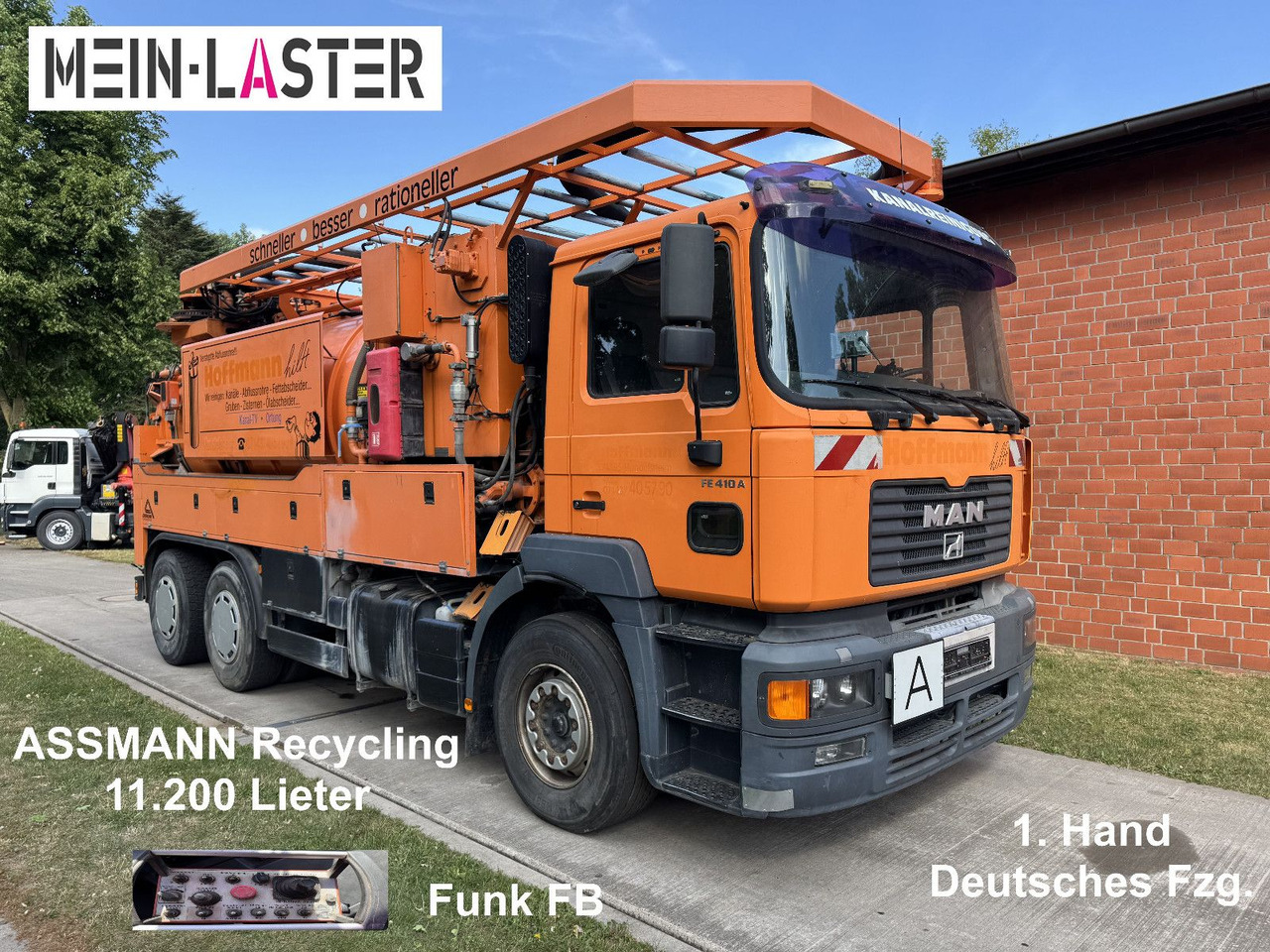 MAN FE 410 Assmann Saug HD Spüler Recycling + FB. - Vaakumveok: pilt 1 MAN FE 410 Assmann Saug HD Spüler Recycling + FB. - Vaakumveok: pilt 1