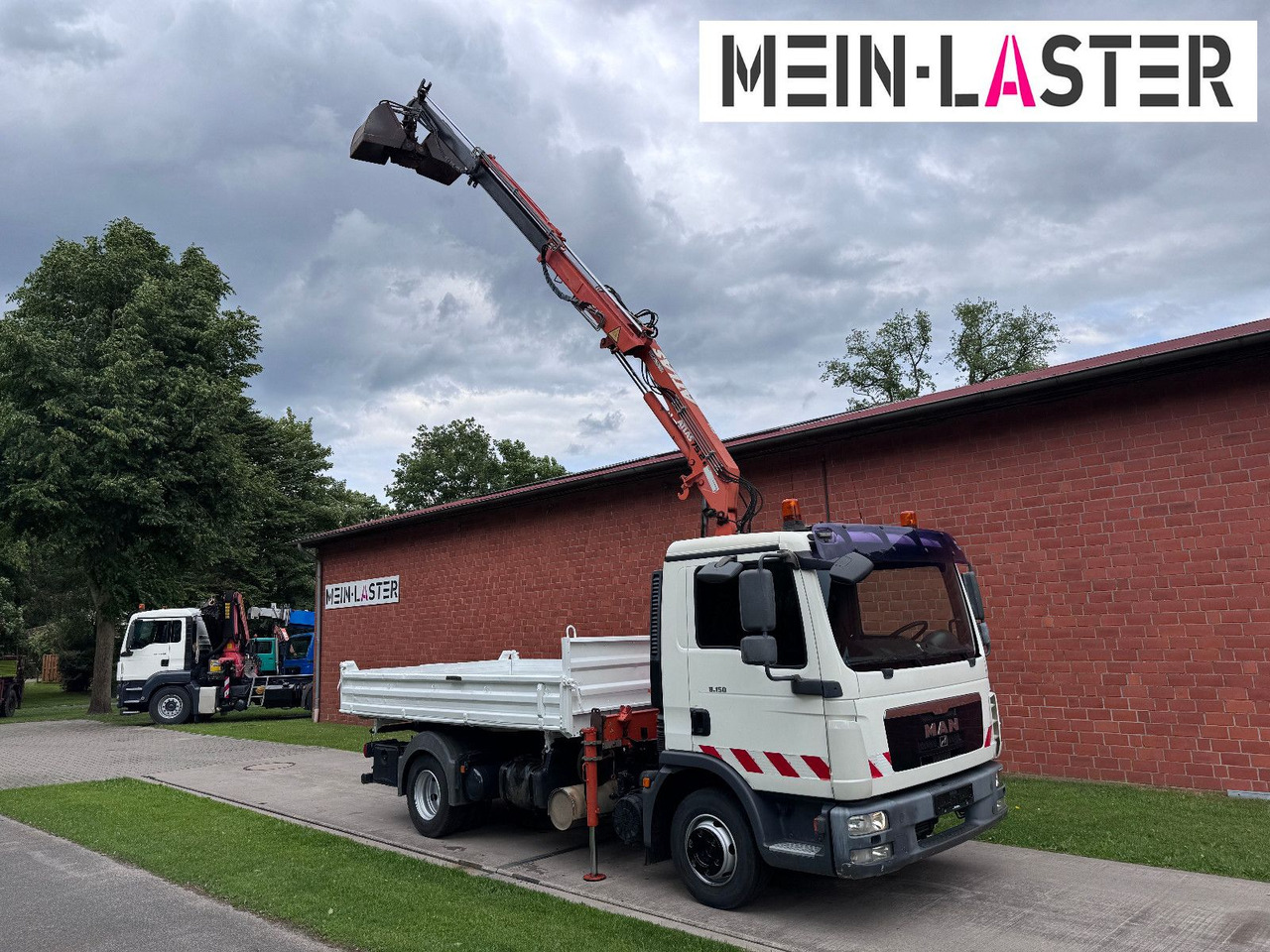 MAN TGL 8.150 3 S-Kipper Atlas 75 10m -1t. Funk FB - Tarbesõiduk kallur: pilt 2 MAN TGL 8.150 3 S-Kipper Atlas 75 10m -1t. Funk FB - Tarbesõiduk kallur: pilt 2
