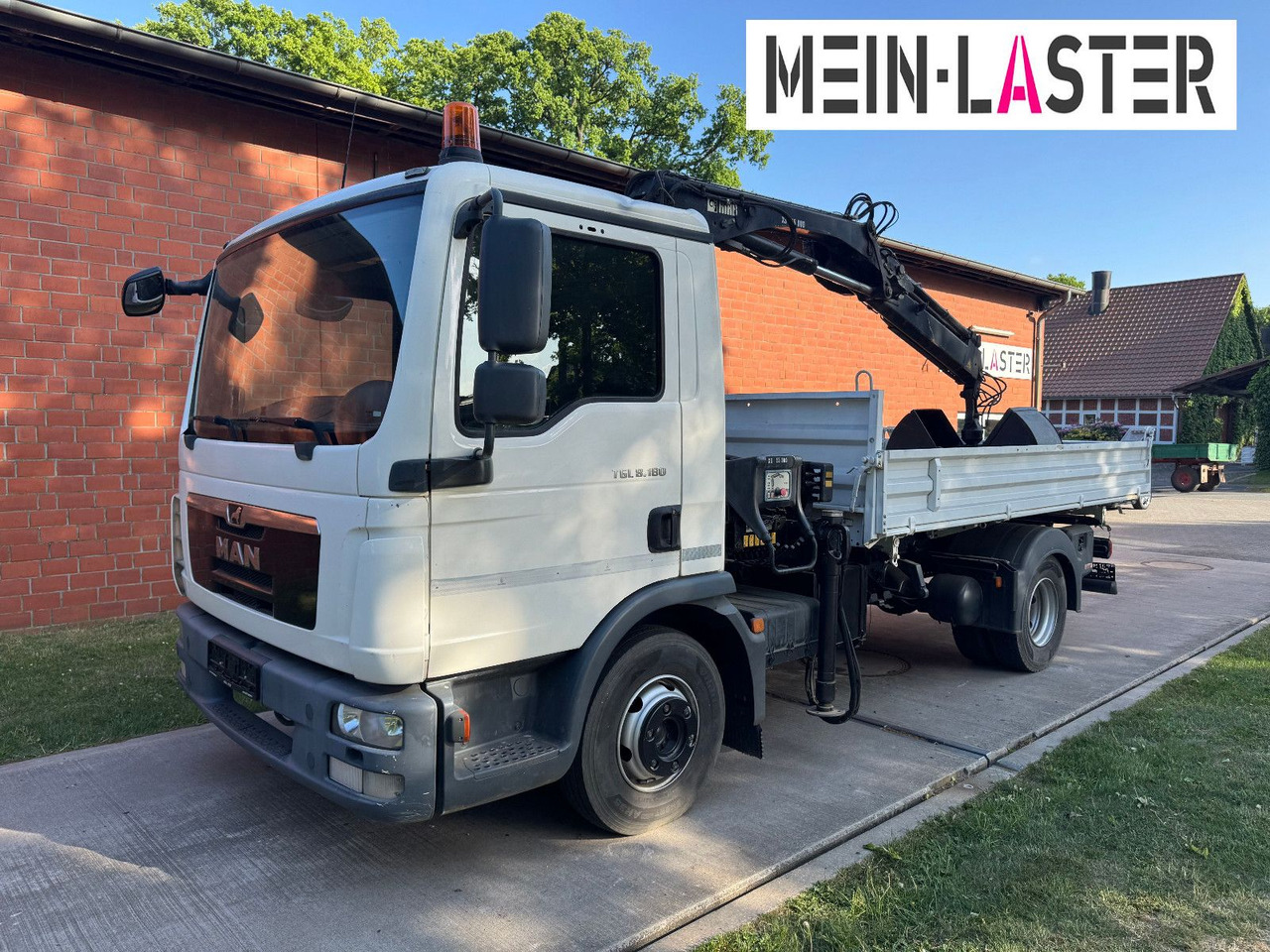 MAN TGL 8.180 3 S-Kipper Hiab 55 D *10,2 m - 640 kg - Tarbesõiduk kallur: pilt 2 MAN TGL 8.180 3 S-Kipper Hiab 55 D *10,2 m - 640 kg - Tarbesõiduk kallur: pilt 2