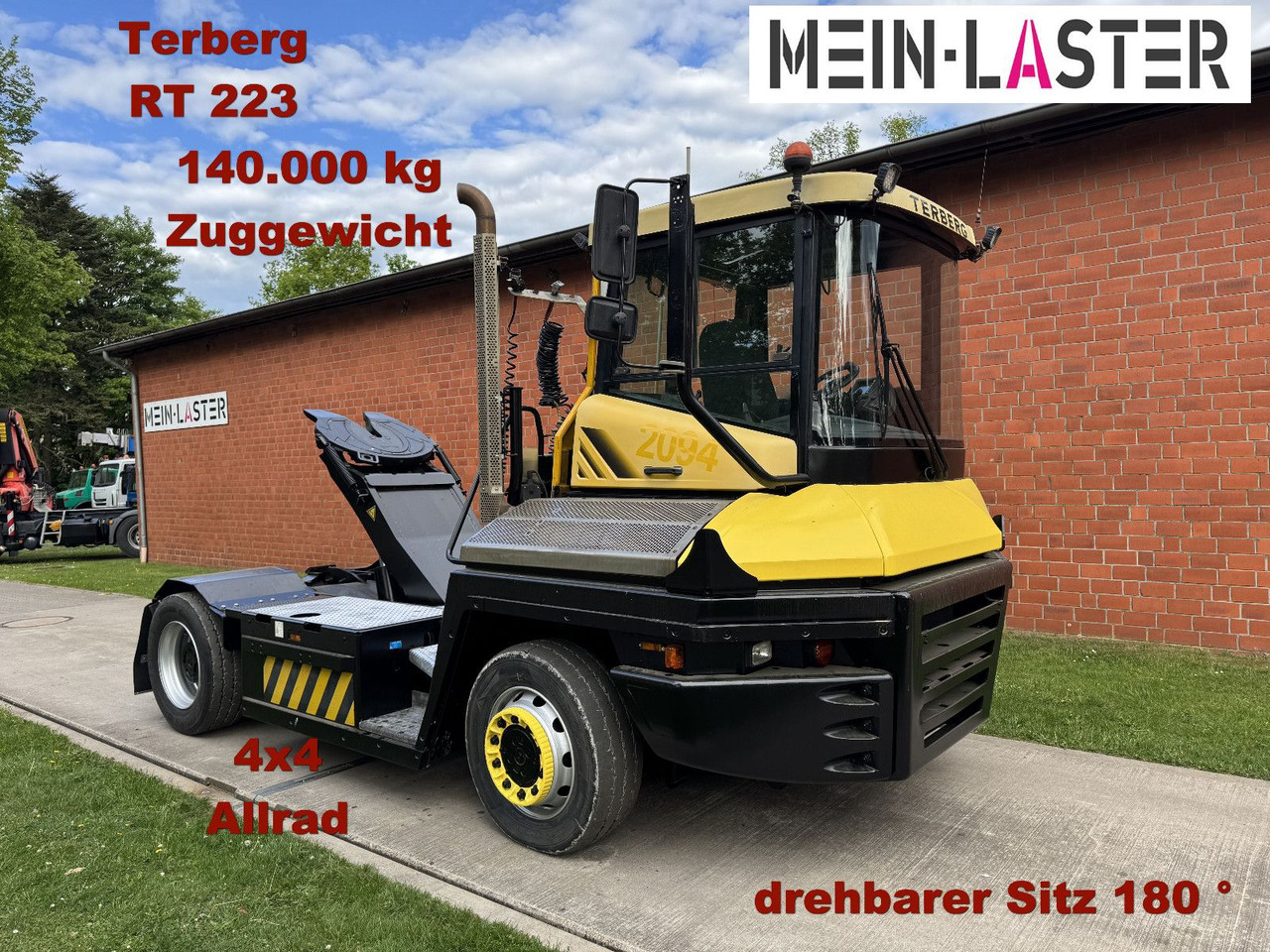 Terberg RORO 4x4 RT 223 Terminal 140.000 kg - Sadulveok: pilt 1 Terberg RORO 4x4 RT 223 Terminal 140.000 kg - Sadulveok: pilt 1