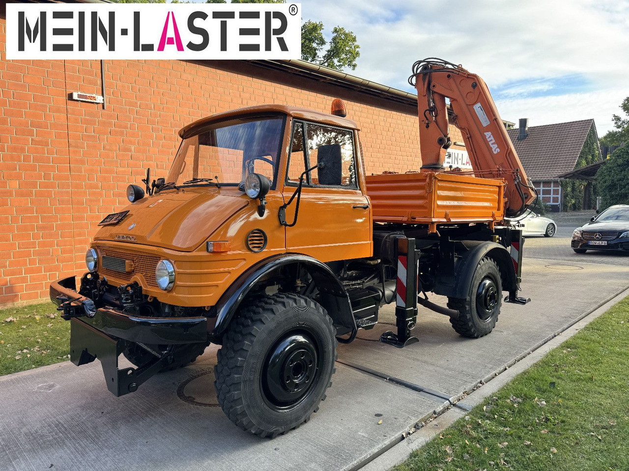 Unimog U 1100 Atlas AK 3006 nur 14.215 km-1. Hand - Kraanaga veoauto, Madelveok/ Platvormveok: pilt 2 Unimog U 1100 Atlas AK 3006 nur 14.215 km-1. Hand - Kraanaga veoauto, Madelveok/ Platvormveok: pilt 2