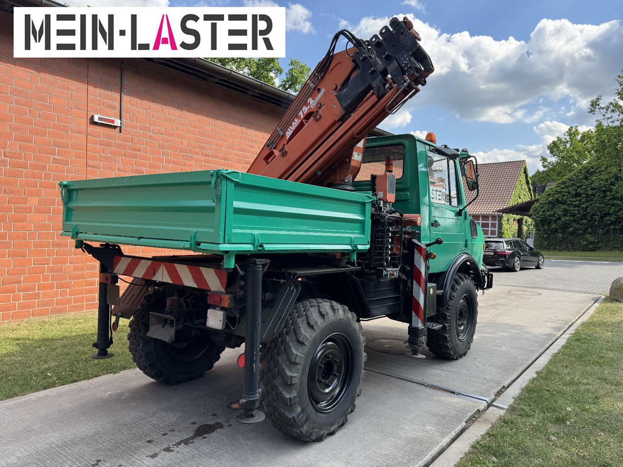 Unimog U 1200 Atlas 75.2 Kran 14 m Funk FB *1. Hand - Kraanaga veoauto: pilt 4 Unimog U 1200 Atlas 75.2 Kran 14 m Funk FB *1. Hand - Kraanaga veoauto: pilt 4