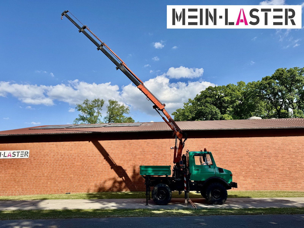Unimog U 1200 Atlas 75.2 Kran 14 m Funk FB *1. Hand - Kraanaga veoauto: pilt 2 Unimog U 1200 Atlas 75.2 Kran 14 m Funk FB *1. Hand - Kraanaga veoauto: pilt 2