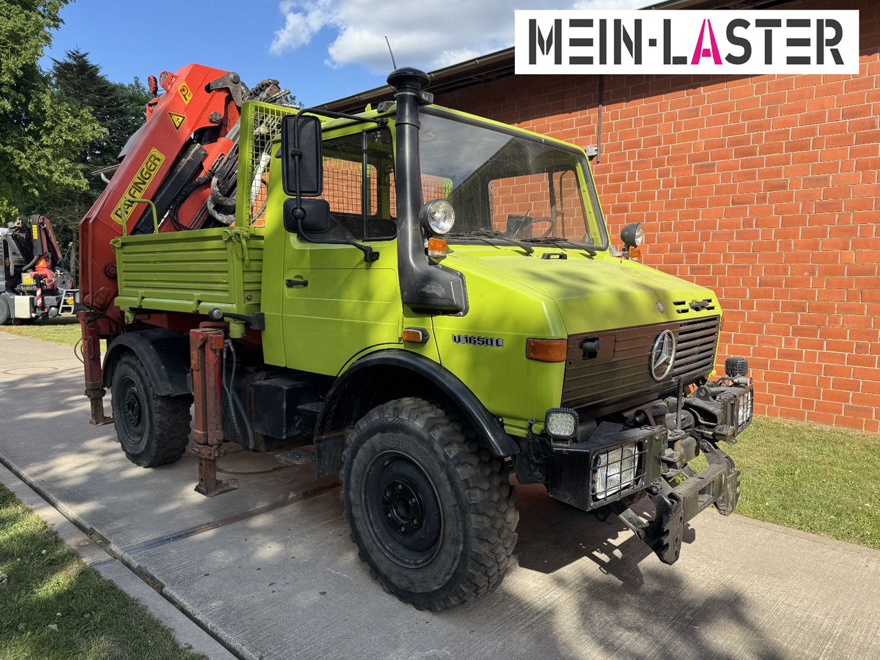 Unimog U 1650 PK 10500 Kran 15 m max. 3,9 t Seilwinde - Kraanaga veoauto: pilt 3 Unimog U 1650 PK 10500 Kran 15 m max. 3,9 t Seilwinde - Kraanaga veoauto: pilt 3