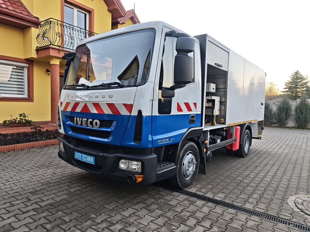 IVECO Eurocargo + IRIDE BIN WASHER CLEANER RHodέla Containerreiniger - Prügiauto: pilt 1 IVECO Eurocargo + IRIDE BIN WASHER CLEANER RHodέla Containerreiniger - Prügiauto: pilt 1