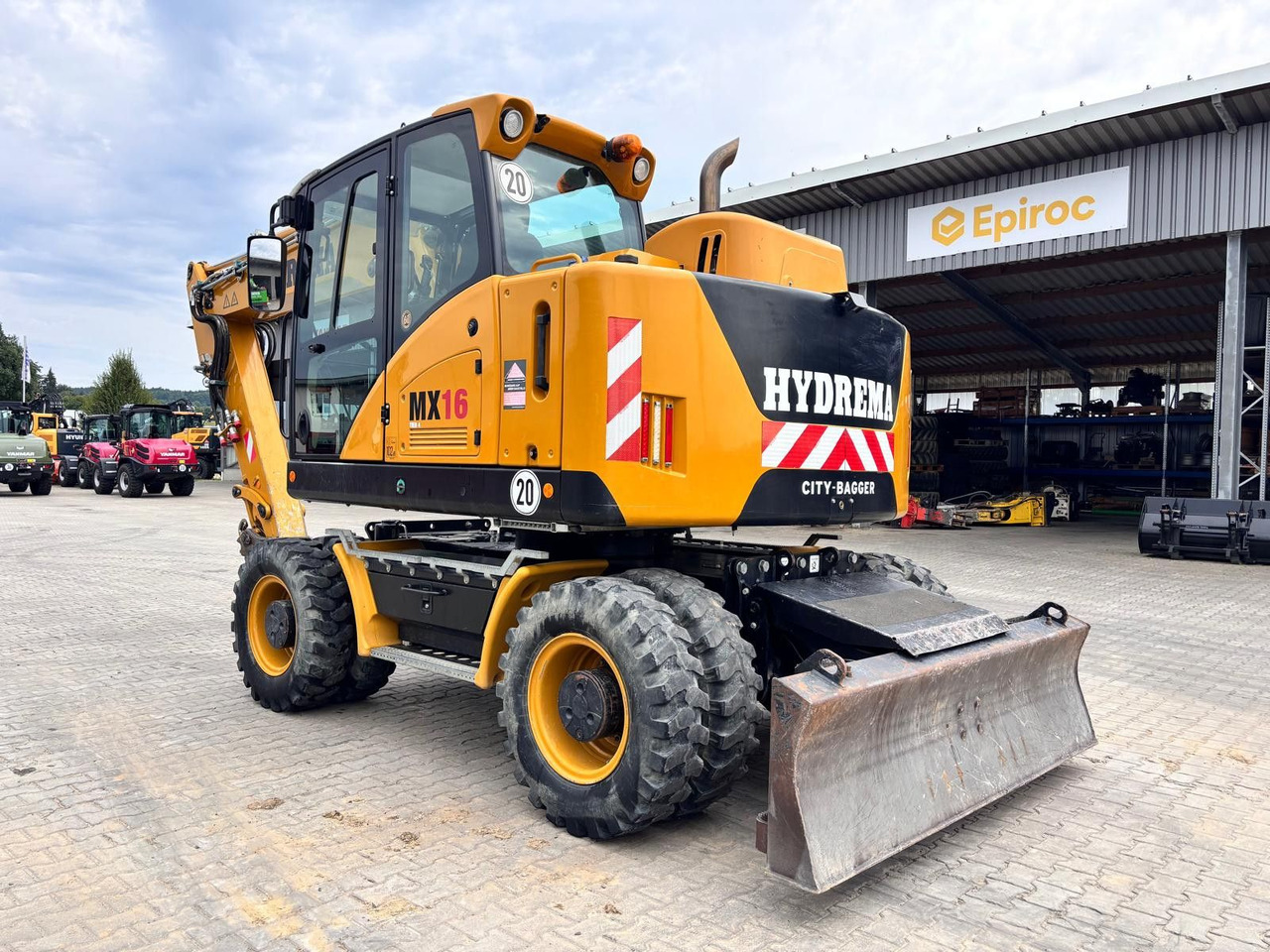 Hydrema MX 16 - Ratastel ekskavaator: pilt 4 Hydrema MX 16 - Ratastel ekskavaator: pilt 4
