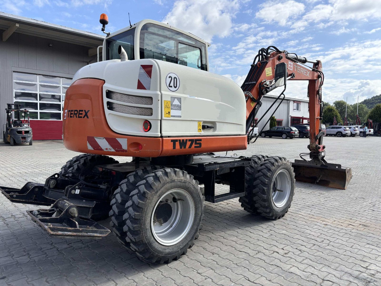 Terex TW 75 - Ratastel ekskavaator: pilt 3 Terex TW 75 - Ratastel ekskavaator: pilt 3