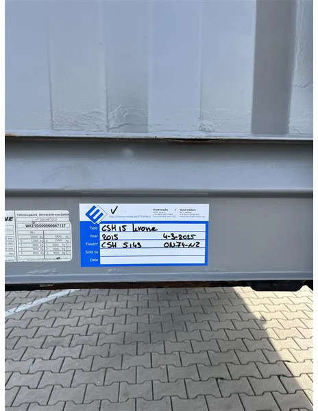 Krone 150x 2015 XL MEGA P400 HUCKEPACK - Furgoonpoolhaagis: pilt 2 Krone 150x 2015 XL MEGA P400 HUCKEPACK - Furgoonpoolhaagis: pilt 2
