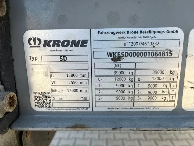 Krone 2023 Krone XL mega hupac flat with damage - Furgoonpoolhaagis: pilt 4 Krone 2023 Krone XL mega hupac flat with damage - Furgoonpoolhaagis: pilt 4