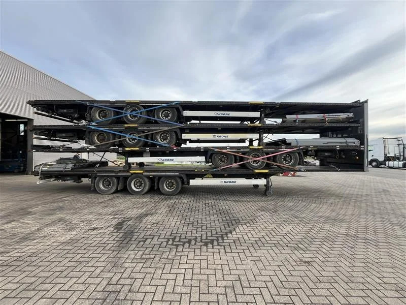 Krone 4x 2015 XL MEGA P400 HUCKEPACK FLAT STACK - Furgoonpoolhaagis: pilt 5 Krone 4x 2015 XL MEGA P400 HUCKEPACK FLAT STACK - Furgoonpoolhaagis: pilt 5