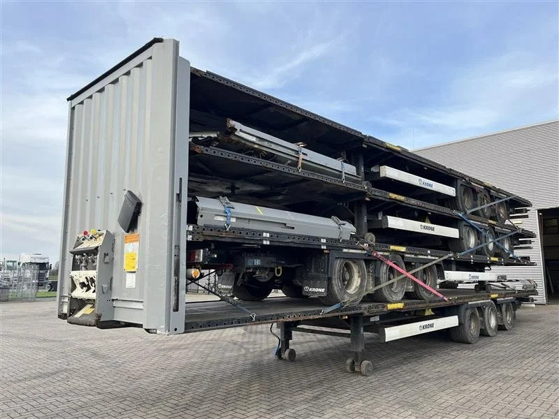 Krone 4x 2015 XL MEGA P400 HUCKEPACK FLAT STACK - Furgoonpoolhaagis: pilt 3 Krone 4x 2015 XL MEGA P400 HUCKEPACK FLAT STACK - Furgoonpoolhaagis: pilt 3