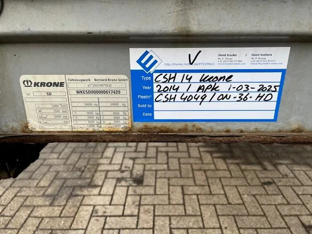 Krone multiple 2014 & 2015 XL P400 mega huckepack curtain sided trailer stacks - Furgoonpoolhaagis: pilt 2 Krone multiple 2014 & 2015 XL P400 mega huckepack curtain sided trailer stacks - Furgoonpoolhaagis: pilt 2