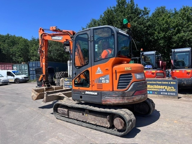 Doosan DX 63-3 - Miniekskavaator: pilt 5 Doosan DX 63-3 - Miniekskavaator: pilt 5