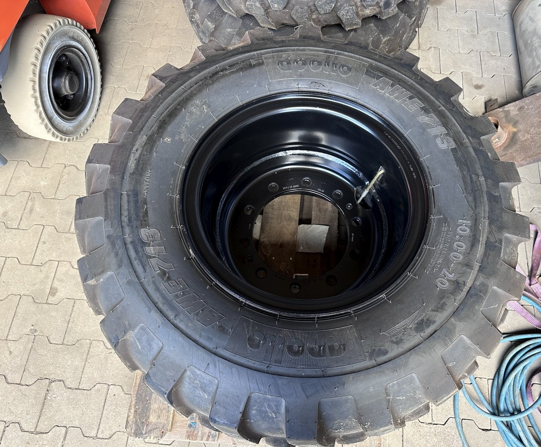 Apollo 10.00 - 20 Apollo Kompletträder - Complet tires - Rehv - Ratastel ekskavaator: pilt 2 Apollo 10.00 - 20 Apollo Kompletträder - Complet tires - Rehv - Ratastel ekskavaator: pilt 2