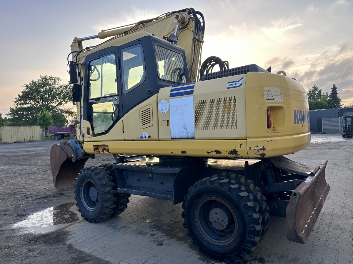 KOMATSU PW 160 ES-7K Clima German machine! - Ratastel ekskavaator: pilt 3 KOMATSU PW 160 ES-7K Clima German machine! - Ratastel ekskavaator: pilt 3