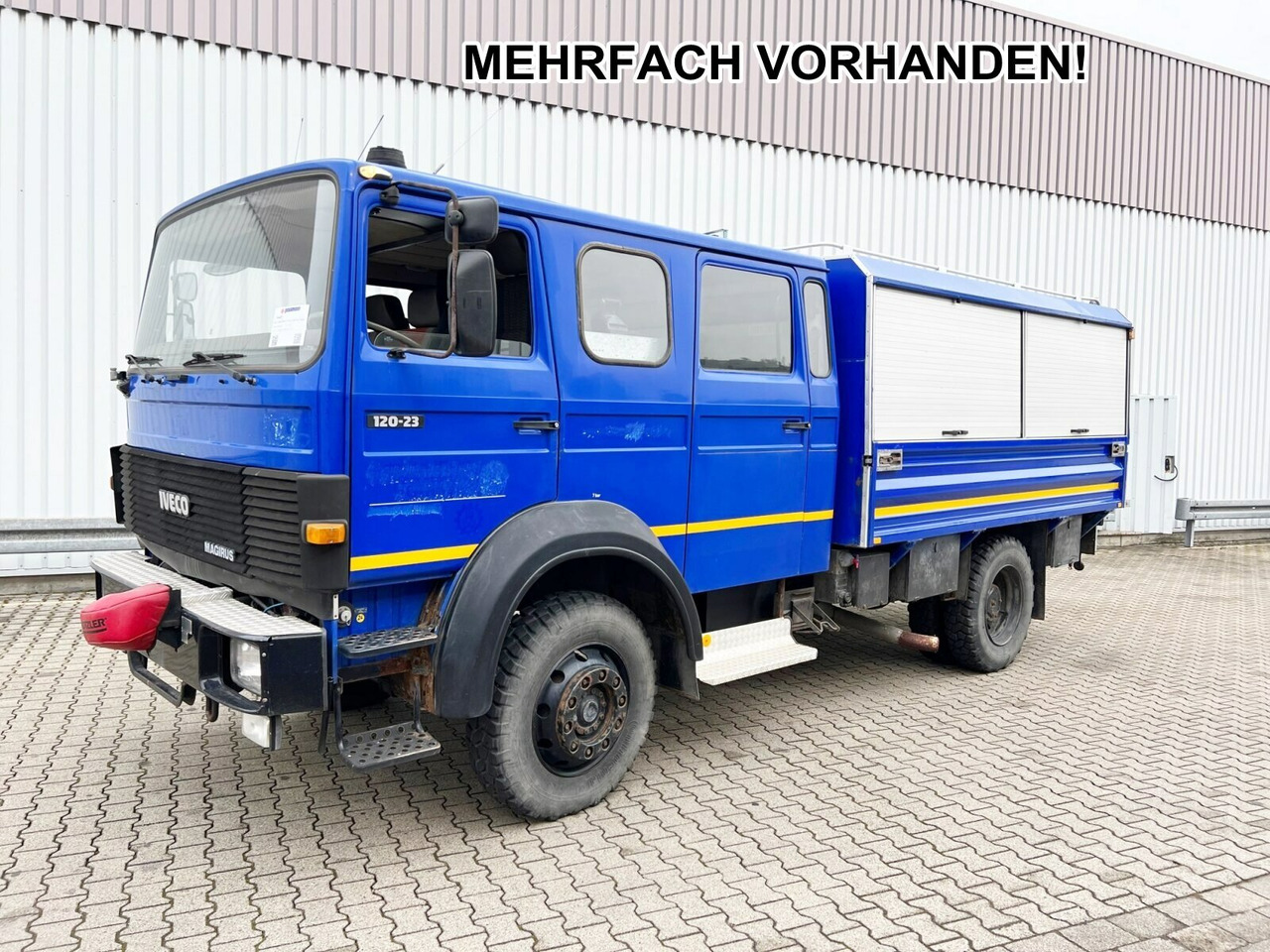 120-23 AW 4x4 Doka 120-23 AW 4x4 Doka, V8-Motor, Gerätewagen, Seilwinde - Tuletõrjeauto: pilt 1 120-23 AW 4x4 Doka 120-23 AW 4x4 Doka, V8-Motor, Gerätewagen, Seilwinde - Tuletõrjeauto: pilt 1