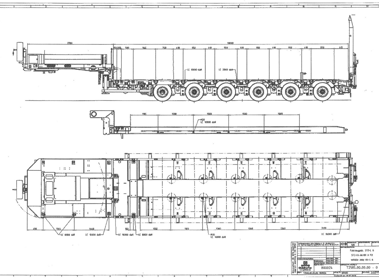 Goldhofer STZ L 6-67/80 A STZ-L 6-67/80 A, 6 Achsen, 86.000kg Ges.-Gew. - Madal platvormpoolhaagis: pilt 4 Goldhofer STZ L 6-67/80 A STZ-L 6-67/80 A, 6 Achsen, 86.000kg Ges.-Gew. - Madal platvormpoolhaagis: pilt 4