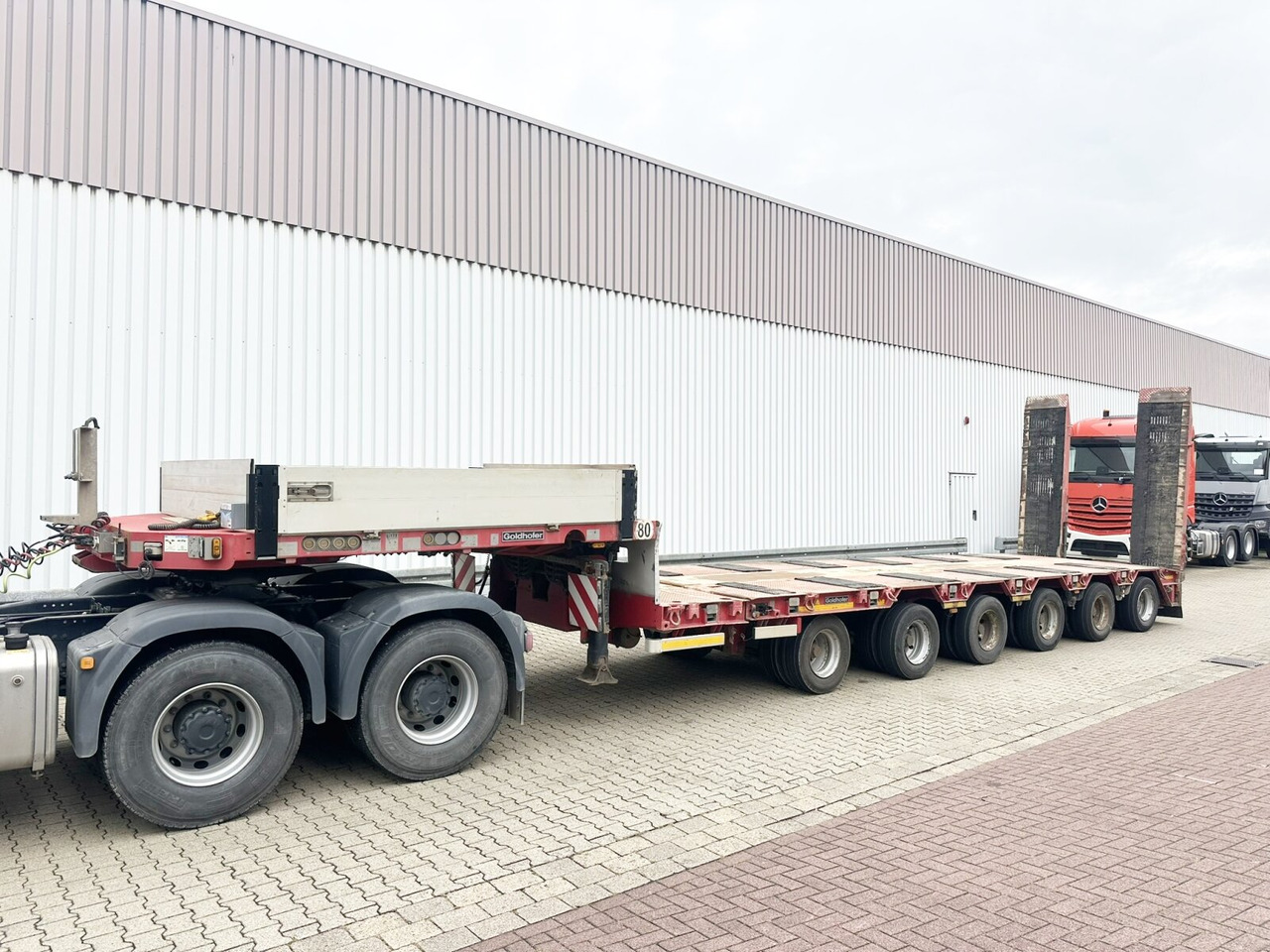 Madal platvormpoolhaagis transporditavad ained rasketehnika Goldhofer STZ L 6-67/80 A STZ-L 6-67/80 A, 6 Achsen, 86.000kg Ges.-Gew.: pilt 11