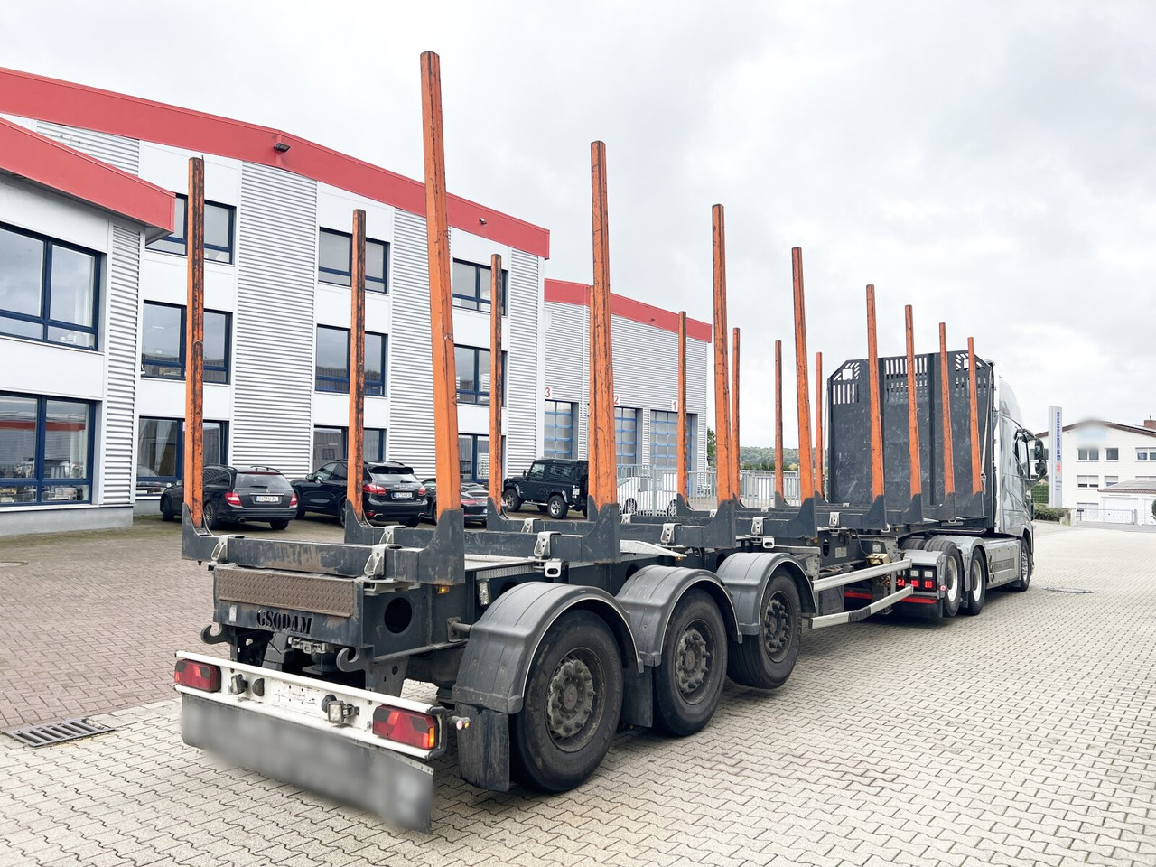 Gsodam 3-Achs Holzauflieger Gsodam 3-Achs Holzauflieger, Liftachse liising Gsodam 3-Achs Holzauflieger Gsodam 3-Achs Holzauflieger, Liftachse: pilt 9