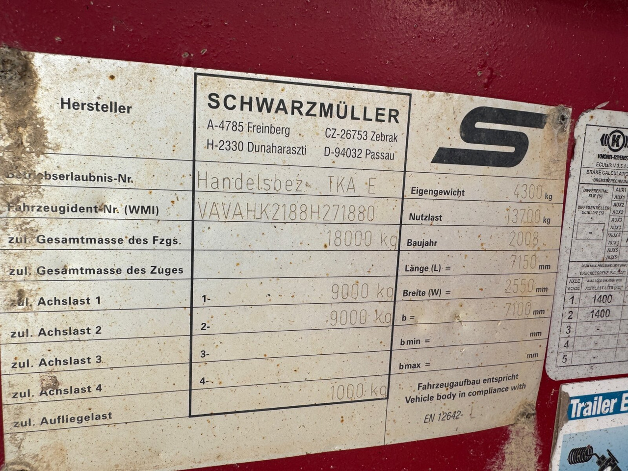 Schwarzmüller TKA-E 18 TKA-E 18, Alu-Bordwände ca. 11m³ - Haagis: pilt 3 Schwarzmüller TKA-E 18 TKA-E 18, Alu-Bordwände ca. 11m³ - Haagis: pilt 3
