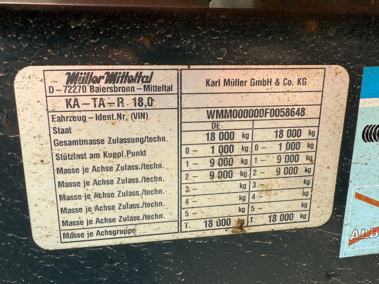 KA-TA-R 18.0 KA-TA-R 18.0, Alu-Bordwände, ca. 10m³ - Kalluri järelhaagis: pilt 2 KA-TA-R 18.0 KA-TA-R 18.0, Alu-Bordwände, ca. 10m³ - Kalluri järelhaagis: pilt 2