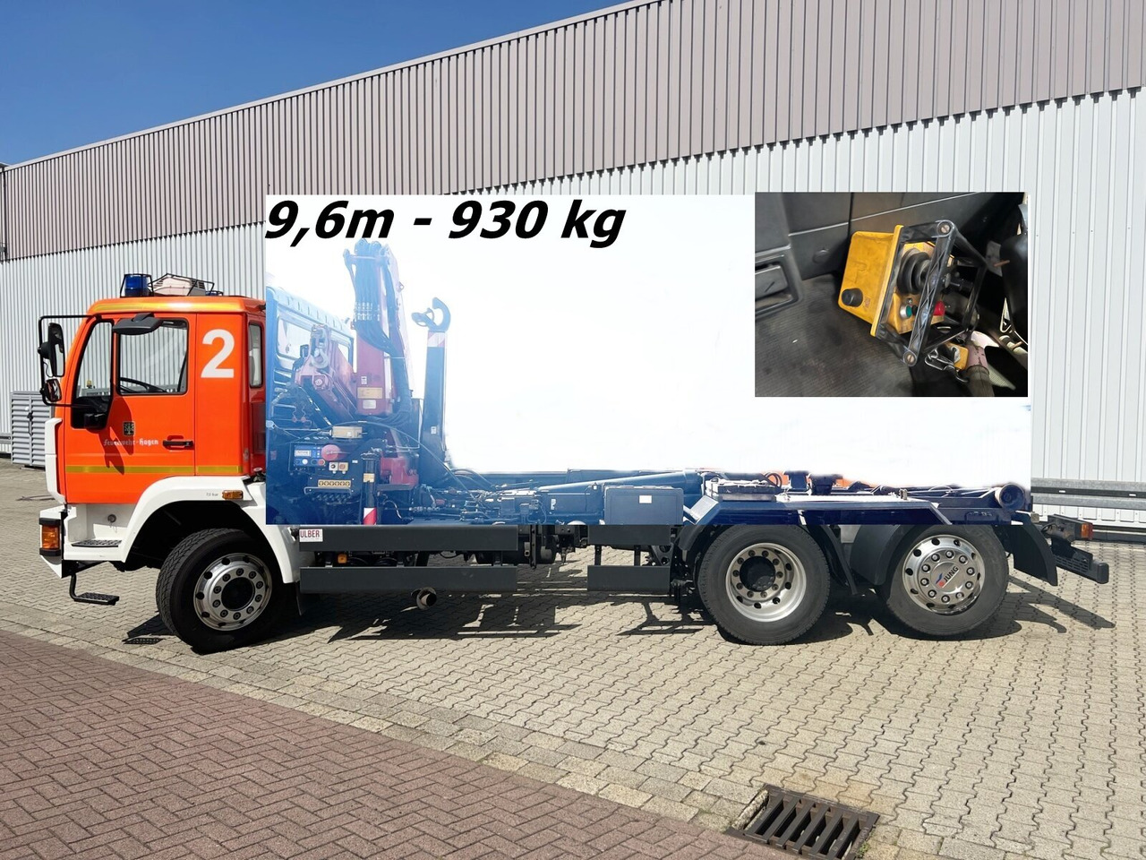 MAN 25/18.284 6x2-4 LL 25/18.284 6x2-4 LL,Kran HMF 1113 K3, Funk, Retarder - Konkstõstukiga veoauto, Kraanaga veoauto: pilt 1 MAN 25/18.284 6x2-4 LL 25/18.284 6x2-4 LL,Kran HMF 1113 K3, Funk, Retarder - Konkstõstukiga veoauto, Kraanaga veoauto: pilt 1