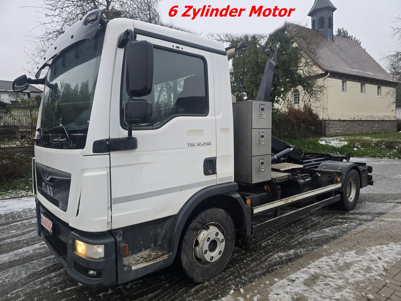MAN TGL 12.250 BL/4x2 TGL 12.250 BL/4x2, Palfinger Abroller P 07-25MPA, 2xAHK-ÖL - Konkstõstukiga veoauto: pilt 1 MAN TGL 12.250 BL/4x2 TGL 12.250 BL/4x2, Palfinger Abroller P 07-25MPA, 2xAHK-ÖL - Konkstõstukiga veoauto: pilt 1