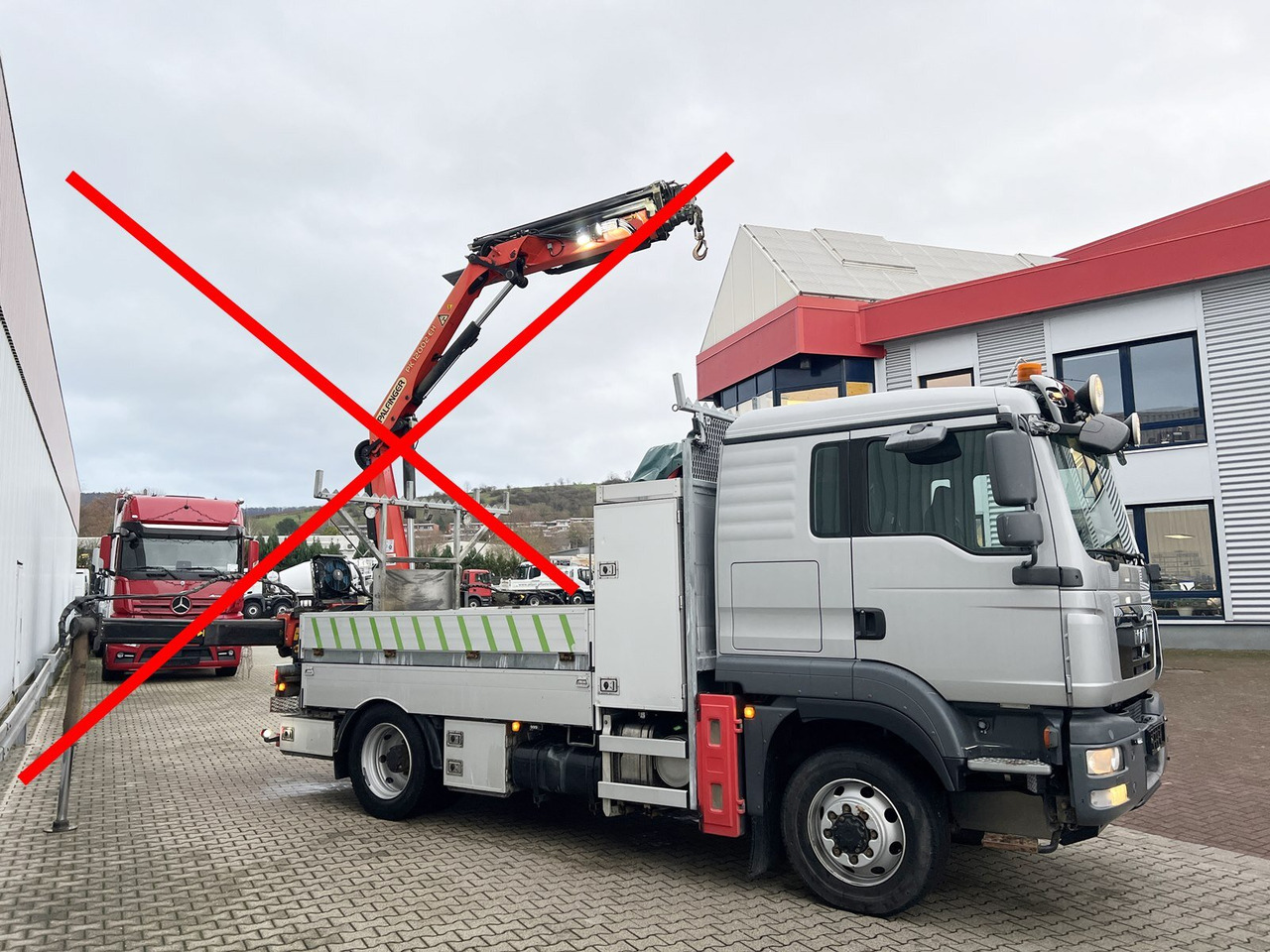 Madelveok/ Platvormveok MAN TGM 13/15.290 4X4 BL TGM 13/15.290 4X4 BL, Seilwinde: pilt 8