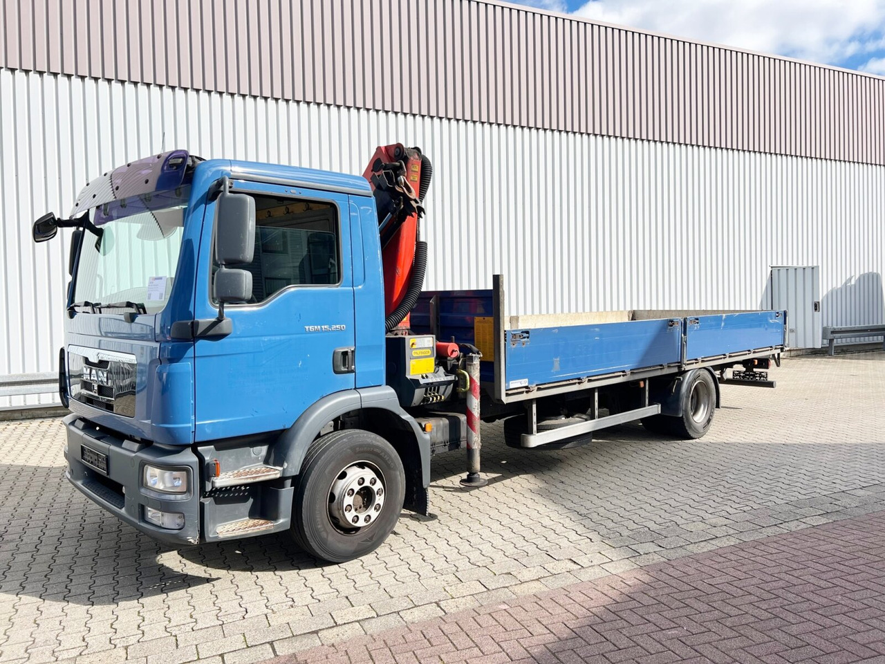 Kraanaga veoauto, Madelveok/ Platvormveok MAN TGM 15.250/340 4X2 BL TGM 15.250/340 4X2 BL mit Kran Palfinger PK 11001: pilt 8
