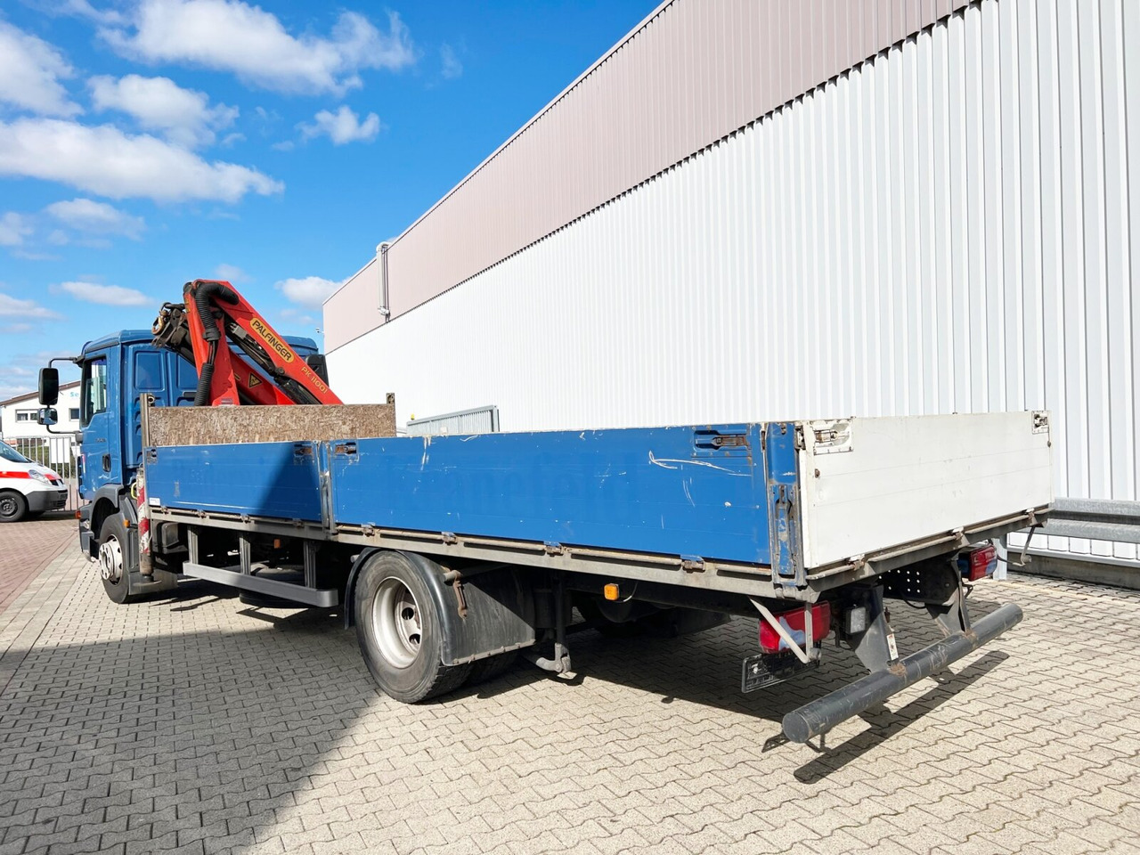 Kraanaga veoauto, Madelveok/ Platvormveok MAN TGM 15.250/340 4X2 BL TGM 15.250/340 4X2 BL mit Kran Palfinger PK 11001: pilt 13