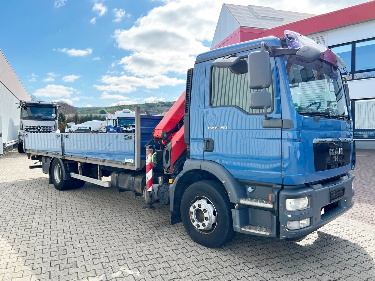 Kraanaga veoauto, Madelveok/ Platvormveok MAN TGM 15.250/340 4X2 BL TGM 15.250/340 4X2 BL mit Kran Palfinger PK 11001: pilt 10