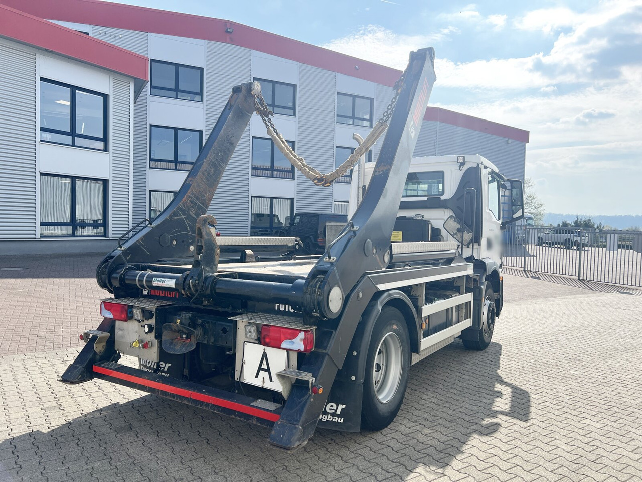 Nöörtõstukiga veoauto MAN TGM 18.320 4x2 BL TGM 18.320 4x2 BL, Hiab Tele-Absetzanlage, Funk: pilt 10