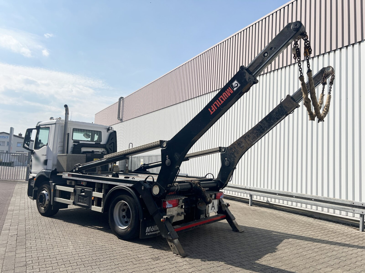 Nöörtõstukiga veoauto MAN TGM 18.320 4x2 BL TGM 18.320 4x2 BL, Hiab Tele-Absetzanlage, Funk: pilt 9