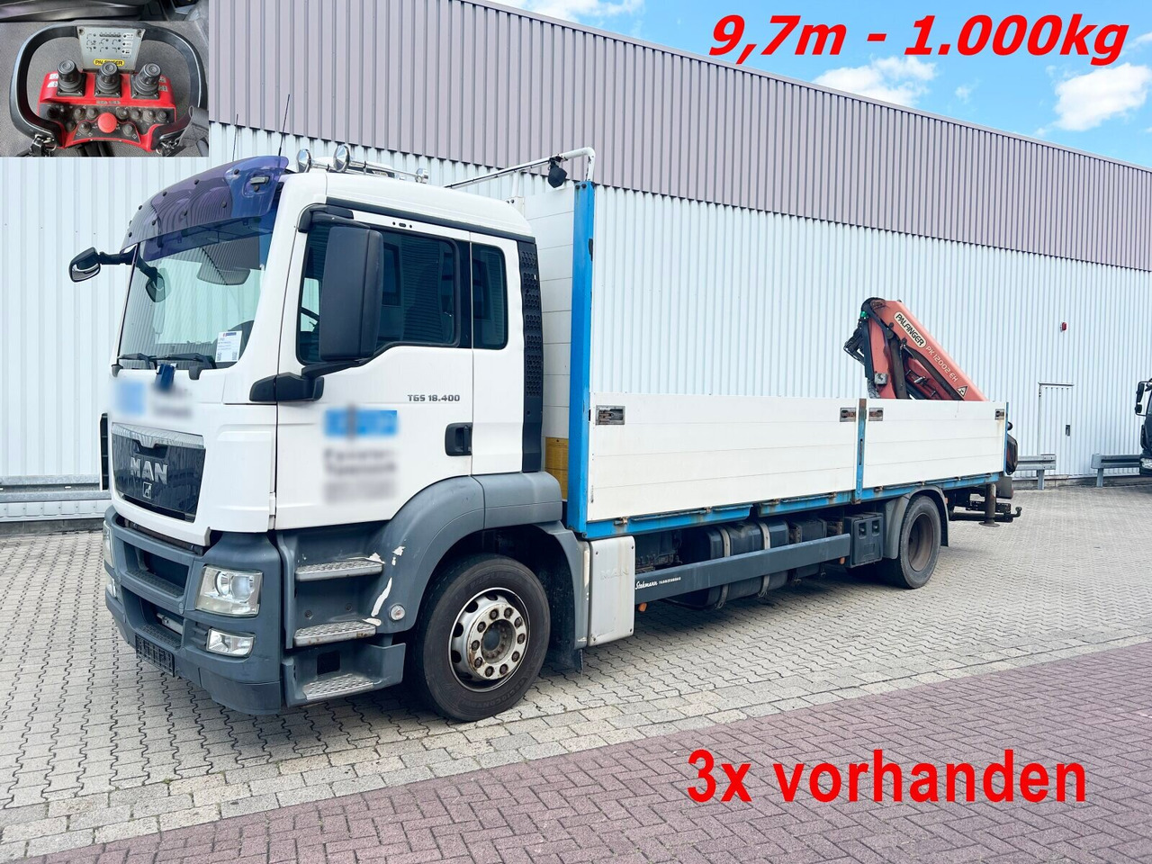 MAN TGS 18.400 4X2 BL TGS 18.400 4X2 BL, Kran PK 12002-EH B Funk, 2x AHK - Kraanaga veoauto: pilt 1 MAN TGS 18.400 4X2 BL TGS 18.400 4X2 BL, Kran PK 12002-EH B Funk, 2x AHK - Kraanaga veoauto: pilt 1