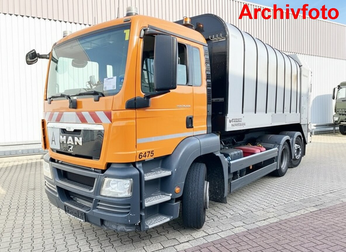 MAN TGS 26.320 6x2-4 BL TGS 26.320 6x2-4 BL, Intarder, Lenkachse, FAUN Rotopress 519L - Prügiauto: pilt 1 MAN TGS 26.320 6x2-4 BL TGS 26.320 6x2-4 BL, Intarder, Lenkachse, FAUN Rotopress 519L - Prügiauto: pilt 1