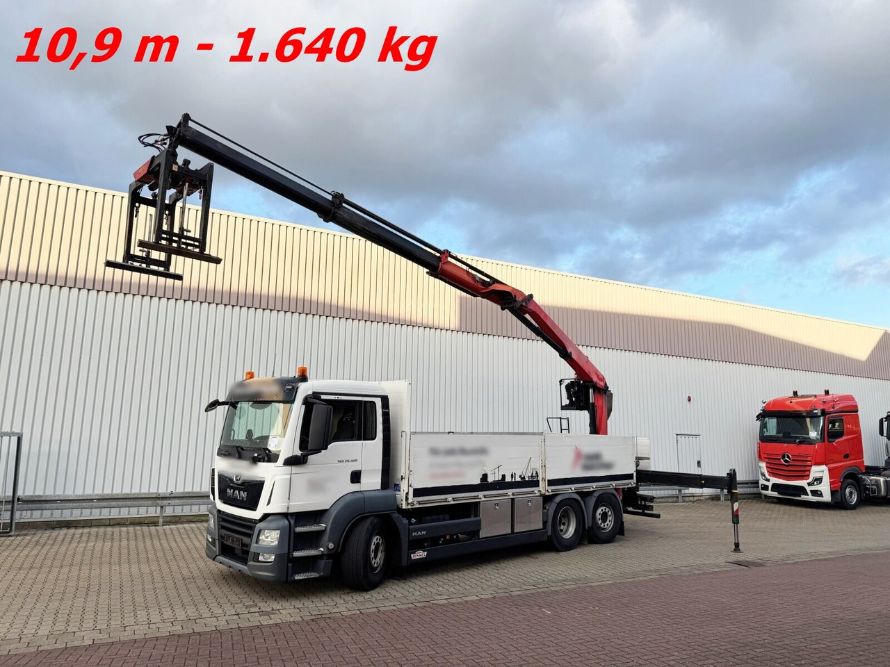 MAN TGS 26.420 6x2-4 LL TGS 26.420 6x2-4 LL, Navi, Lenk-/Liftachse, Heckkran Palfinger PK20.501L TEC - Kraanaga veoauto, Madelveok/ Platvormveok: pilt 1 MAN TGS 26.420 6x2-4 LL TGS 26.420 6x2-4 LL, Navi, Lenk-/Liftachse, Heckkran Palfinger PK20.501L TEC - Kraanaga veoauto, Madelveok/ Platvormveok: pilt 1