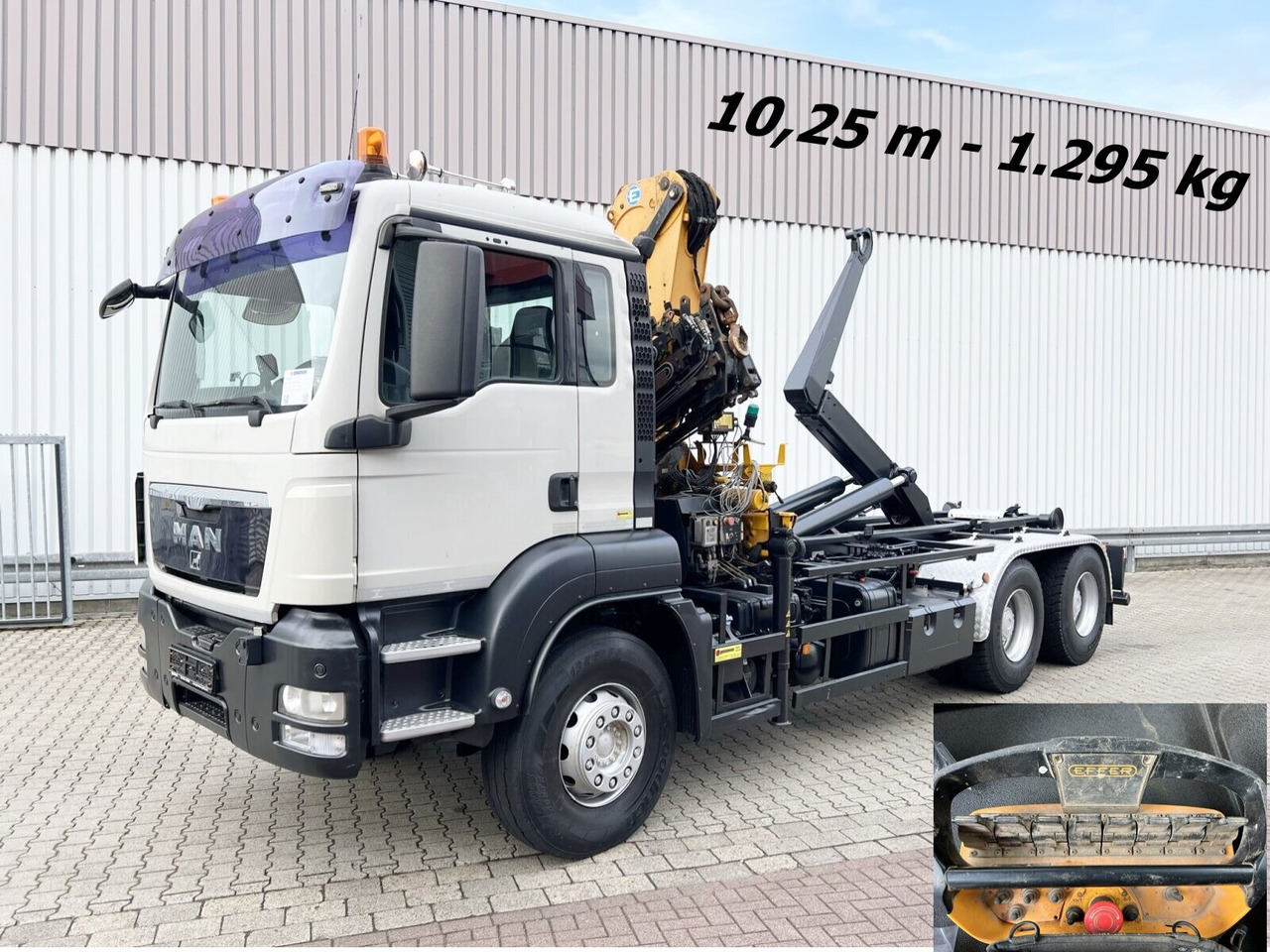 MAN TGS 33.440 6X4 BL TGS 33.440 6X4 BL mit Kran Effer 165-3S, Funk - Konkstõstukiga veoauto, Kraanaga veoauto: pilt 1 MAN TGS 33.440 6X4 BL TGS 33.440 6X4 BL mit Kran Effer 165-3S, Funk - Konkstõstukiga veoauto, Kraanaga veoauto: pilt 1