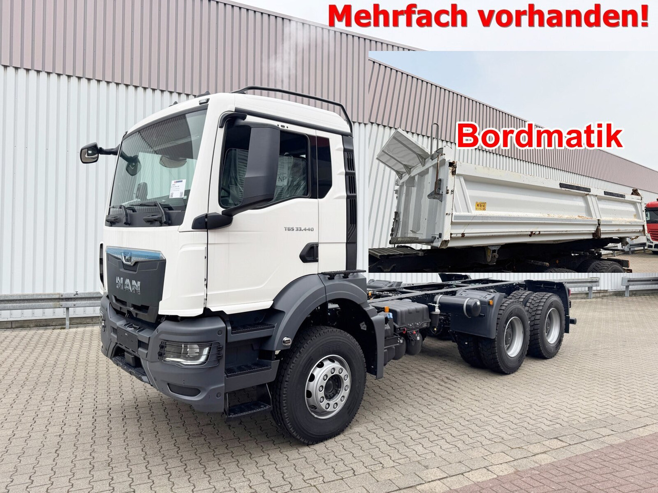 MAN TGS 33.440 6x4 BB TGS 33.440 6x4 BB, Bordmatik, mehrfach vorhanden! - Kallurauto: pilt 1 MAN TGS 33.440 6x4 BB TGS 33.440 6x4 BB, Bordmatik, mehrfach vorhanden! - Kallurauto: pilt 1