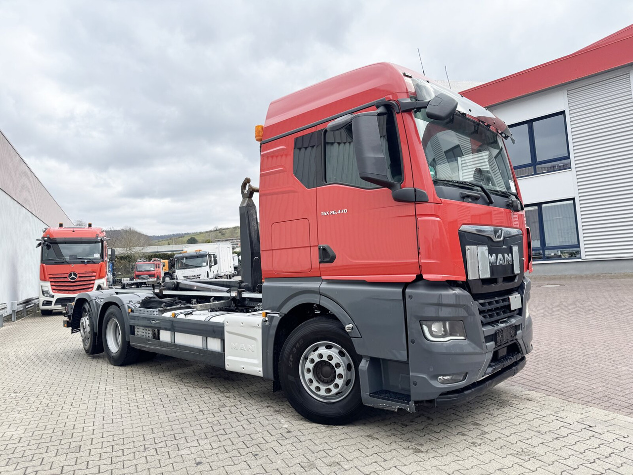 Konkstõstukiga veoauto MAN TGX 26.470 6X2-4 BL TGX 26.470 6X2-4 BL, Lenk-/Liftachse, XLX-Fahrerhaus, VDL Abrollanlage 7m: pilt 8