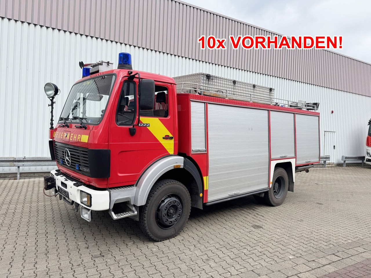 Mercedes-Benz 1222 AF 4x4 Rüstwagen RW 2 1222 AF 4x4, Rüstwagen RW 2, Seilwinde - Kiirabiauto: pilt 1 Mercedes-Benz 1222 AF 4x4 Rüstwagen RW 2 1222 AF 4x4, Rüstwagen RW 2, Seilwinde - Kiirabiauto: pilt 1