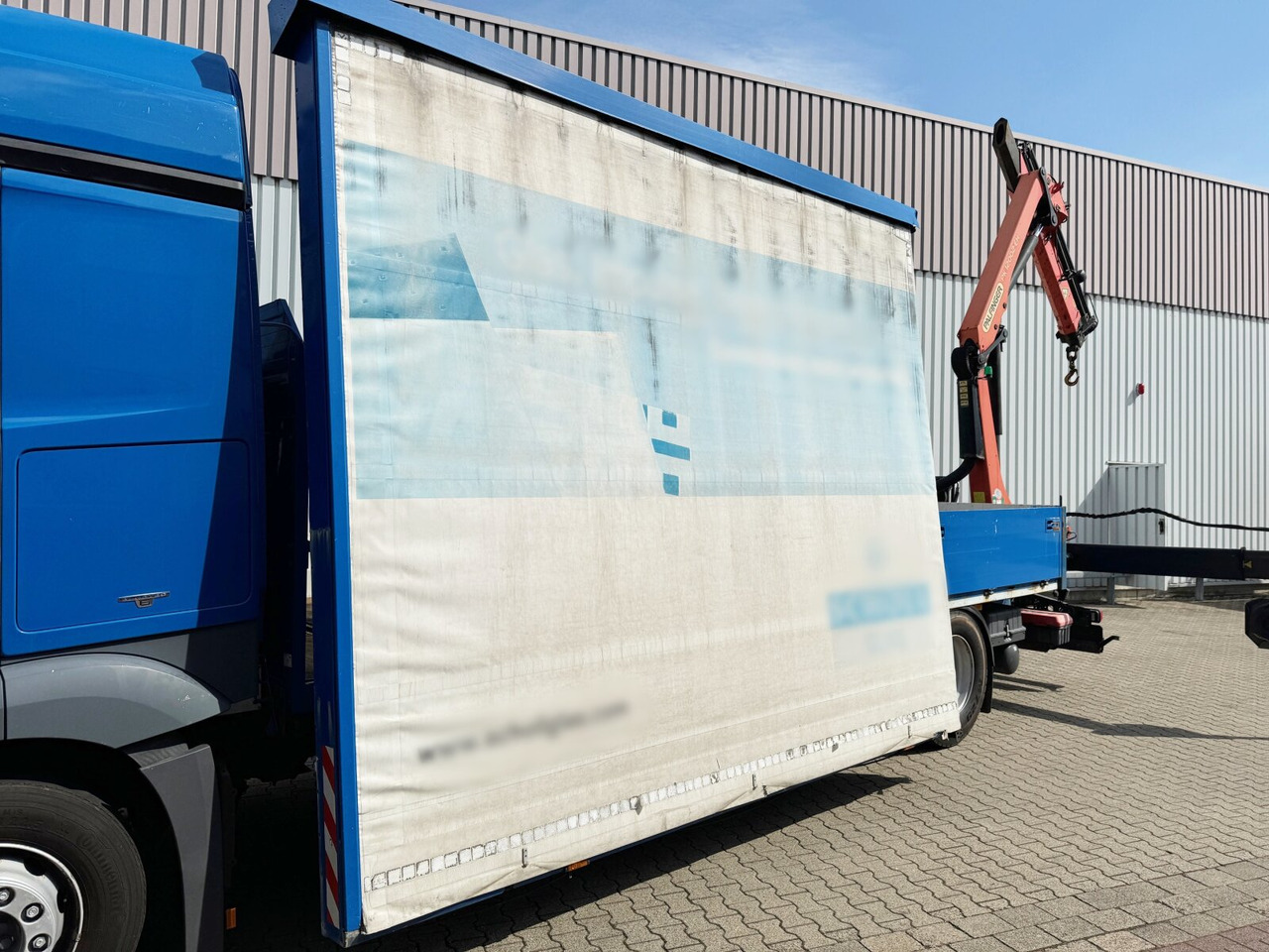 Mercedes-Benz Actros 1836 L 4x2 Actros 1836 L 4x2, Glastransporter, Heckkran Palfinger Pk 12002-EH, Funk - Kraanaga veoauto: pilt 4 Mercedes-Benz Actros 1836 L 4x2 Actros 1836 L 4x2, Glastransporter, Heckkran Palfinger Pk 12002-EH, Funk - Kraanaga veoauto: pilt 4