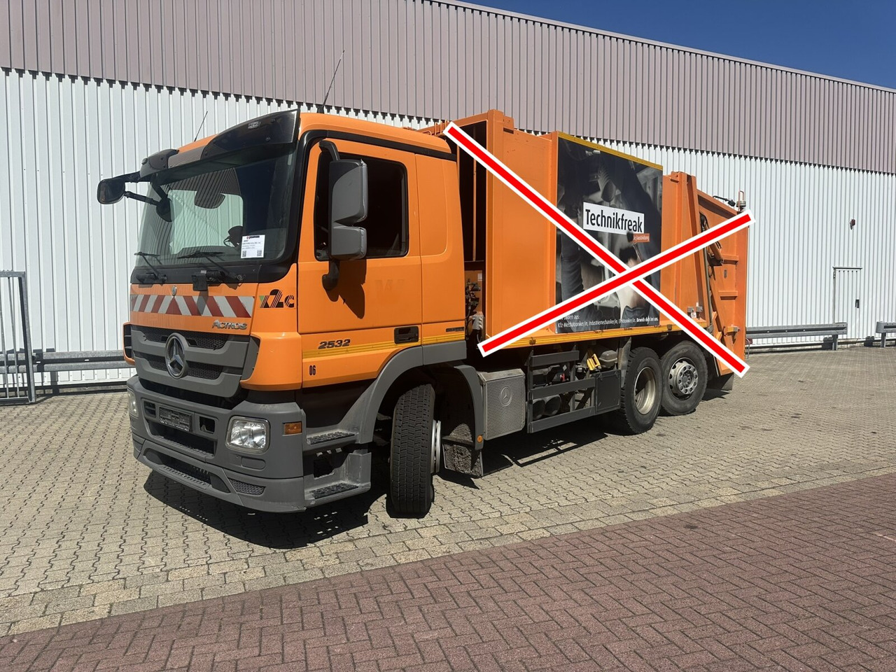 Mercedes-Benz Actros 2532 L 6x2 Actros 2532/41 L 6x2, EEV, Lenkachse - Kabiinišassiiga veoauto: pilt 1 Mercedes-Benz Actros 2532 L 6x2 Actros 2532/41 L 6x2, EEV, Lenkachse - Kabiinišassiiga veoauto: pilt 1