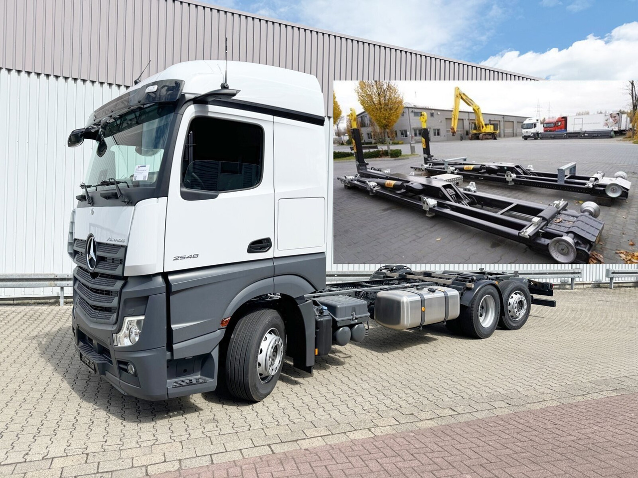 Mercedes-Benz Actros 2548 L 6x2 Actros 2548 L 6x2, Retarder, Lenk-/Liftachse, Navi, MirrorCam, MultimediaCockpit - Konkstõstukiga veoauto: pilt 1 Mercedes-Benz Actros 2548 L 6x2 Actros 2548 L 6x2, Retarder, Lenk-/Liftachse, Navi, MirrorCam, MultimediaCockpit - Konkstõstukiga veoauto: pilt 1