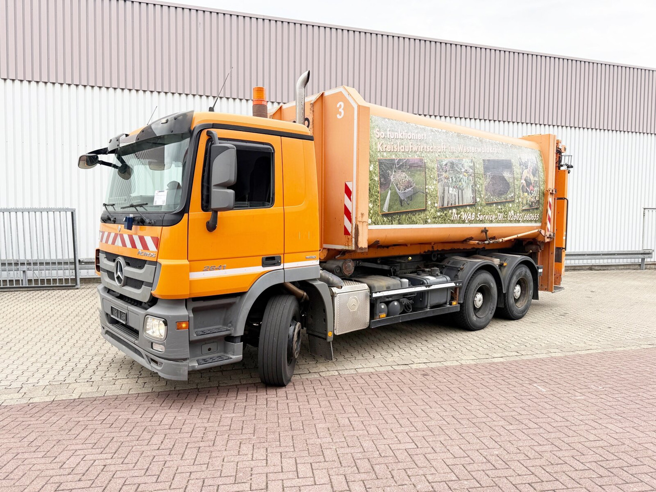 Mercedes-Benz Actros 2641/48 L 6x4 Actros 2641/48 L 6x4, Seilabroller, Haller Lotos, Zöller Schüttung - Prügiauto: pilt 1 Mercedes-Benz Actros 2641/48 L 6x4 Actros 2641/48 L 6x4, Seilabroller, Haller Lotos, Zöller Schüttung - Prügiauto: pilt 1