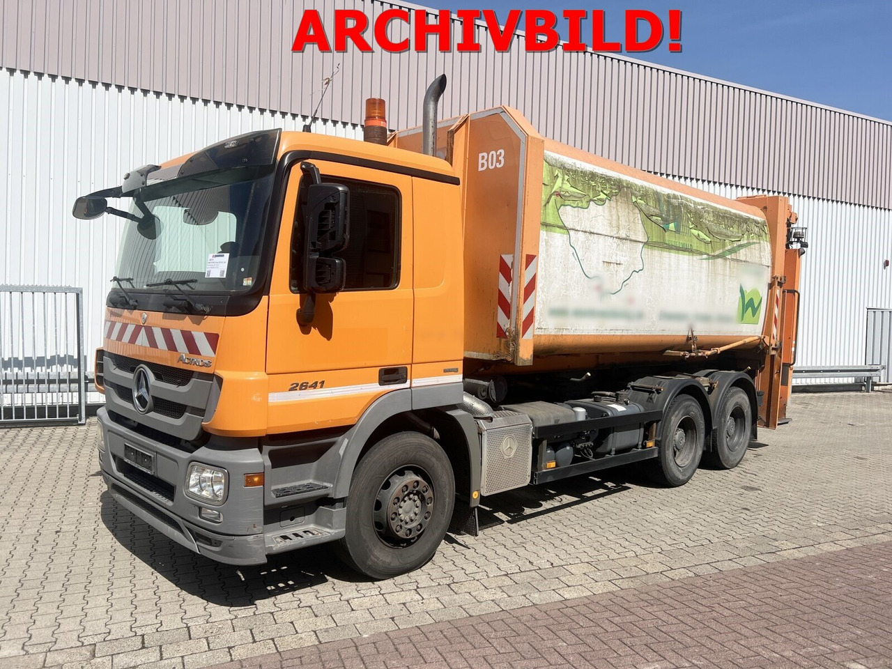 Mercedes-Benz Actros 2641/48 L 6x4 Actros 2641/48 L 6x4, Seilabroller, Haller Lotos, Zöller Schüttung - Prügiauto: pilt 1 Mercedes-Benz Actros 2641/48 L 6x4 Actros 2641/48 L 6x4, Seilabroller, Haller Lotos, Zöller Schüttung - Prügiauto: pilt 1