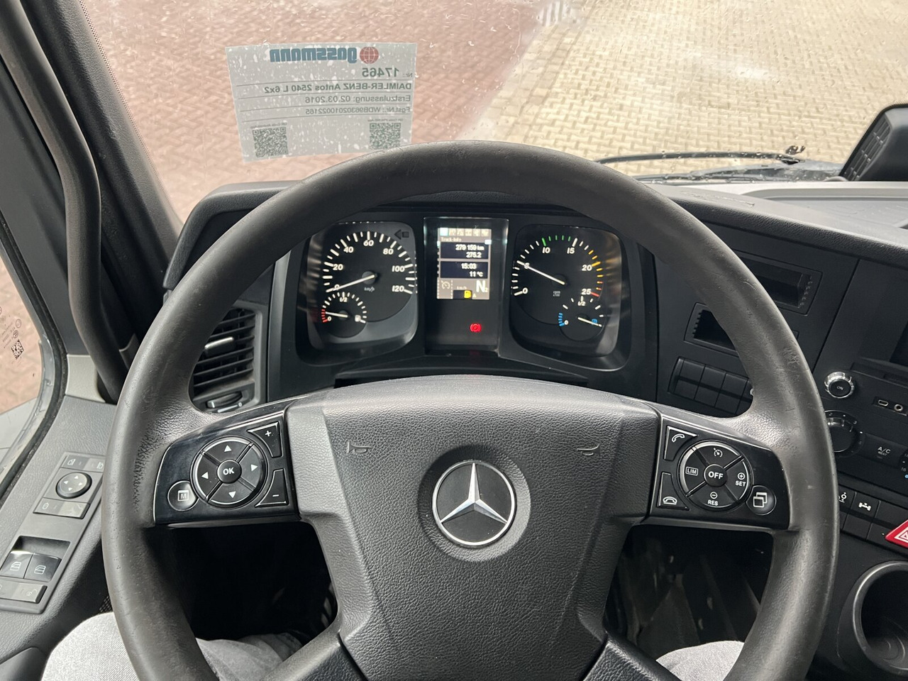 Kraanaga veoauto, Madelveok/ Platvormveok Mercedes-Benz Antos 2540 L 6x2 Antos 2540 L 6x2, Lenkachse, HMF 2110-L3 Heckkran: pilt 5